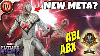 Miles Morals T4 NEW Halloween Uniform Review, ABX/L Testing with M.Judgement | Marvel Future Fight