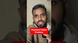 Payment Failed Problem for Notes and Imp Topic 🥲