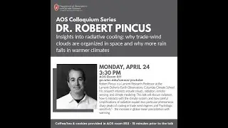AOS Colloquium - 4/24/2023 - Robert Pincus