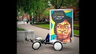 Leeds University Union AdBike delivered by Gorilla Media
