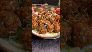 Dry Manchurian ❣️🤤❣️ #shorts #manchurian #manchurianrecipe #manchurianrecipe #starterrecipe #snacks