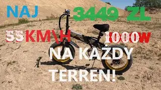 ROWER ELEKTRYCZNY NA KAŻDY TEREN 1000W ! Ebike fatbike najtańszy