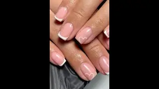 nails tips and tricks | Easiest way to do French Tip Nails | Easy French Tip Tutorial