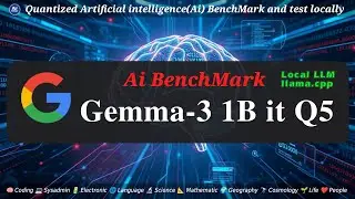 Gemma-3 1B Q8 Benchmark (AI Comparison)