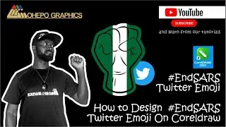#EndSARS Twitter Emoji: How to Design Jack Dorsey EndSARS Twitter Emoji On Coreldraw.
