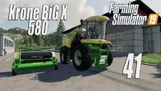 Farming Simulator 19, прохождение на русском, Фельсбрунн, #41 Krone BiG X 580