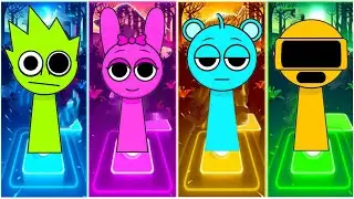 INCREDIBOX SPRUNKI Raddy 🐾 Vineria 🐾 Simon 🐾 Oren 🌟 Tiles Hop EDM Rush!