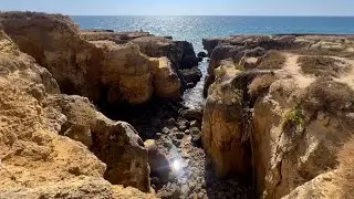 Hiking the Cliffs of the Algarve&rsquo;s Golden Coast in Albufeira, Portugal 