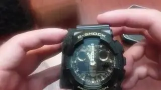Casio Men's GA-100CF-1A9CR G-Shock Camouflage Watch With Black Resin Band