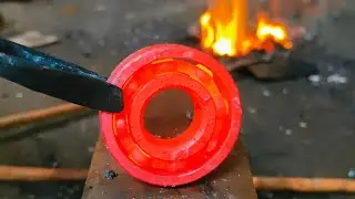 Make a cool bearing kanif blacksmith 
