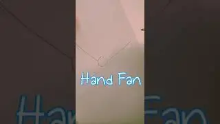 Tried drawing a Hand Fan :) #shorts