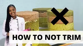 КАК ВЫРОВНЯТЬ И ПОДРЕЗАТЬ ИДЕАЛЬНЫЙ ТОРТ