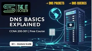 DNS Basics Explained | DNS Queries | DNS Packets | CCNA Full Course Hindi | The IT Society