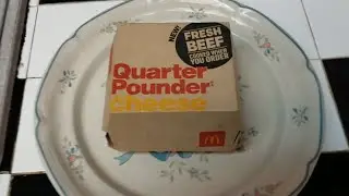 McDonald's Fresh Beef Quarter Pounder Review By Chickens!