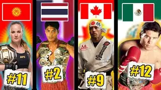 Ranking the 20 Best Combat Sports Athletes of All Time (Only Best Per Country Eligible)