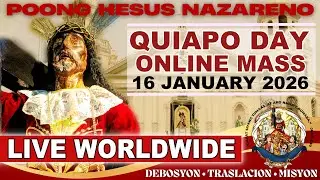 Quiapo Church Filipino Live Mass Today • 16 January 2025 • FRIDAY