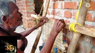 FISH TRAP ||VILLAGE BAMBOO STICK||MAKING PROCESS