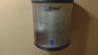 Palmer Fixture BluStorm Hand Dryer at Baby Salsa in Nanaimo BC