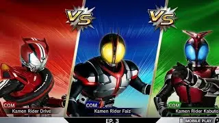 KAMEN RIDER Climax Scramble Zi-O EP5 รวมฮีโร่สายไว! Drive vs Faiz vs Kabuto (COM Match)