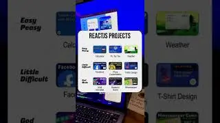 ReactJs projects for beginners ! #programming #development #frontenddeveloper #reactjs #shorts