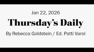 The Washington Post / LA Times Crossword 22/01/2026