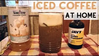 Как приготовить полезный холодный кофе дома || Javy Coffee