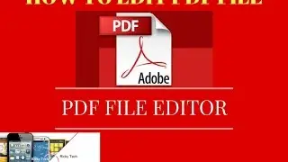edit pdf file how? online free pdf editor, how to use { in hindi) online pdf editor.