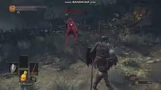 Dark Souls 3: How to summon and defeat? Holy Knight Hodrick NPC PurplePhantom Fight! (1080p30)