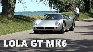Lola GT Mk6, Ford GT40 (x3) at Eyes On Design Car Show