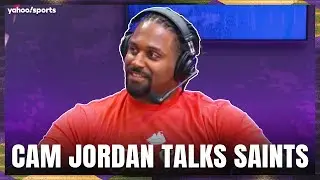 Cameron Jordan on Myles Garrett's trade request & Saints-Kellen Moore rumors | Super Bowl LIX