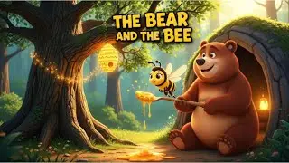 The Bear and the Bee | Short Moral Story for Kids | Bedtime Story & Animated Tale