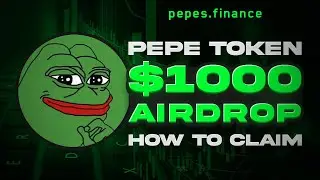 PEPE LAUNCH AIRDROP! $PEPE   HOW TO CLAIM $1000 PEPE