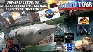 UNIVERSAL STUDIOS HOLLYWOOD, part 2 , Special effects/practical effects STUDIO TOUR , ep 50