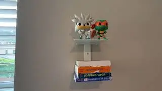 Floating Book Shelves for Wall, 4 Tier Invisible Bookshelves Heavy Duty Metal Loads 60LBS Review