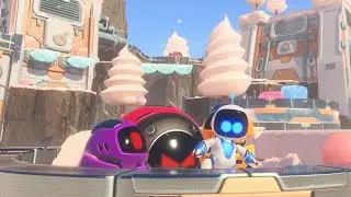 Astro Bot - Creamy Canyon - Ca&ntilde;&oacute;n Helado - 100%Walkthrough (All Bots. Puzzle Pieces, Secret Level)