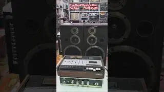Cosmic Stereo Cassette Recording Deck With Amplifier Play Sony Speaker Music Testing #musicsystem