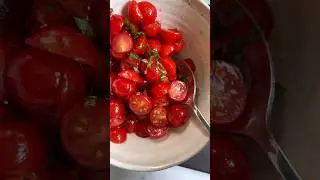 Cherry Tomato Salad Recipe #summer #salad #tomato