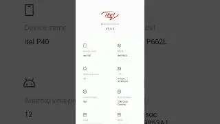 Itel p40/settings
