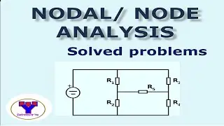 Nodal analysis (Solved problems) | DC analysis | Node analysis by inspection method | Lecture 1