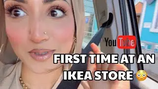 FIRST TIME AT AN IKEA STORE | EXTREMELY OVERWHELMED 😳 #dailyvlogs