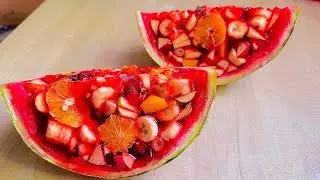Jelly with watermelon amazing try it