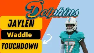 Jaylen Waddle Hitch Route TD Reception!