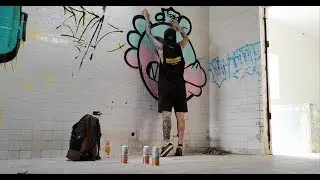 GRAFFITI en un lugar abandonado RAW throwup #2 - M&eacute;xico - FOKOGRAFO #aire