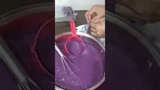 Creamy ice candy ube flavor