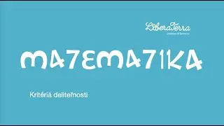 Kritériá deliteľnosti