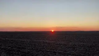 Amazing 4K View of the Sun Disappearing into the Horizon!!