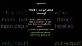 #shorts#unsupervisedlearning#aimlworld#techknowlegde#techforeveryone