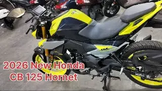 2026 Model Honda CB 125 Hornet Details Review On Road Price 