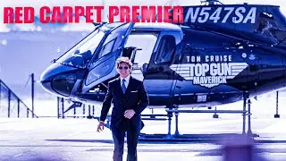 Top Gun Maverick Red Carpet Premiere - Tom Cruise EPIC HELICOPTER ENTRANCE - MUST WATCH !