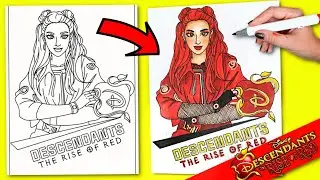 Disney Descendants The Rise of Red Princess RED Art Coloring